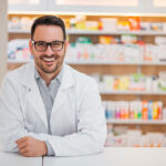 Smiling,Portrait,Of,A,Handsome,Pharmacist.