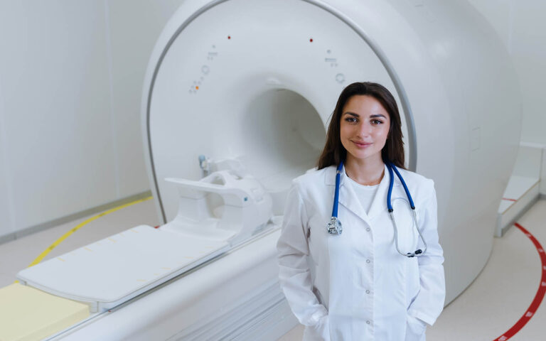 Mri,Machine.,The,Laboratory,Assistant,Of,The,Computed,Tomography,Office